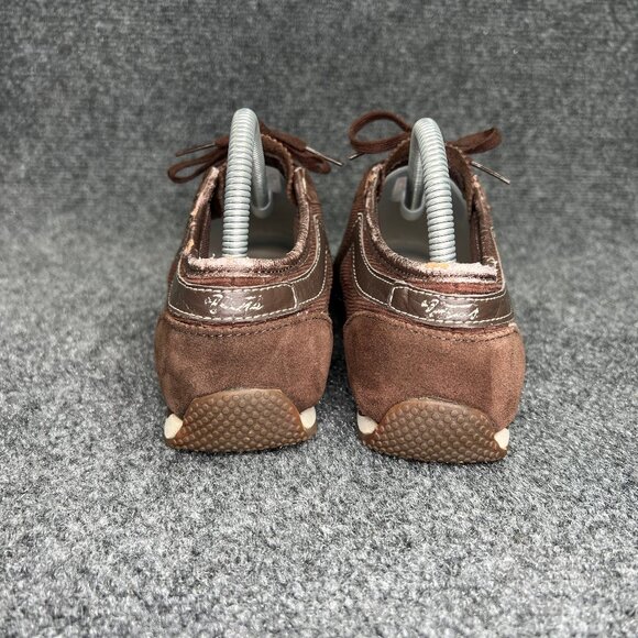 Vans Dabney Shoes Women's Size 8 Brown Suede Corduroy Low Lace Y2K Retro Sneaker - Picture 5 of 16